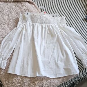 Soprano White Off-Shoulder Blouse